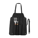 Delantal promocional de poliéster con utensilios para asar y correas ajustables – BT-HOG-0006