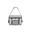 Hielera plegable promocional de poliéster y EVA de 45 L con base rígida y destapador integrado – BT-HIL-0058