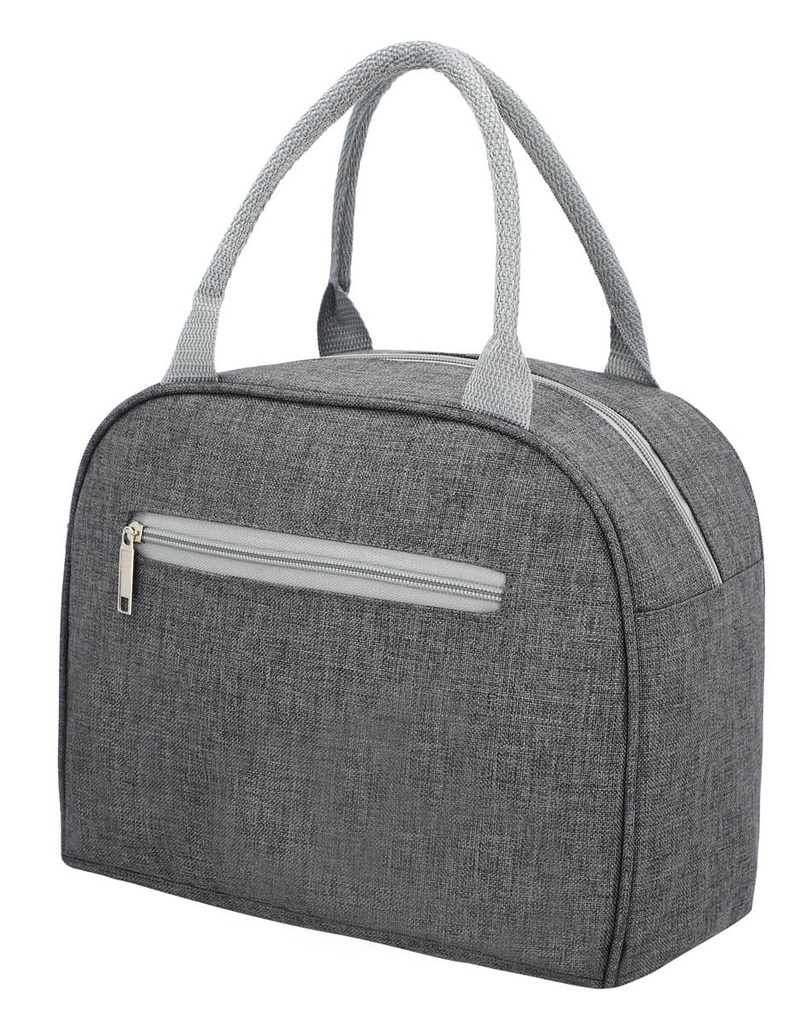 Lonchera promocional de poliéster con compartimento frontal para 8 latas – BT-HIL-0095