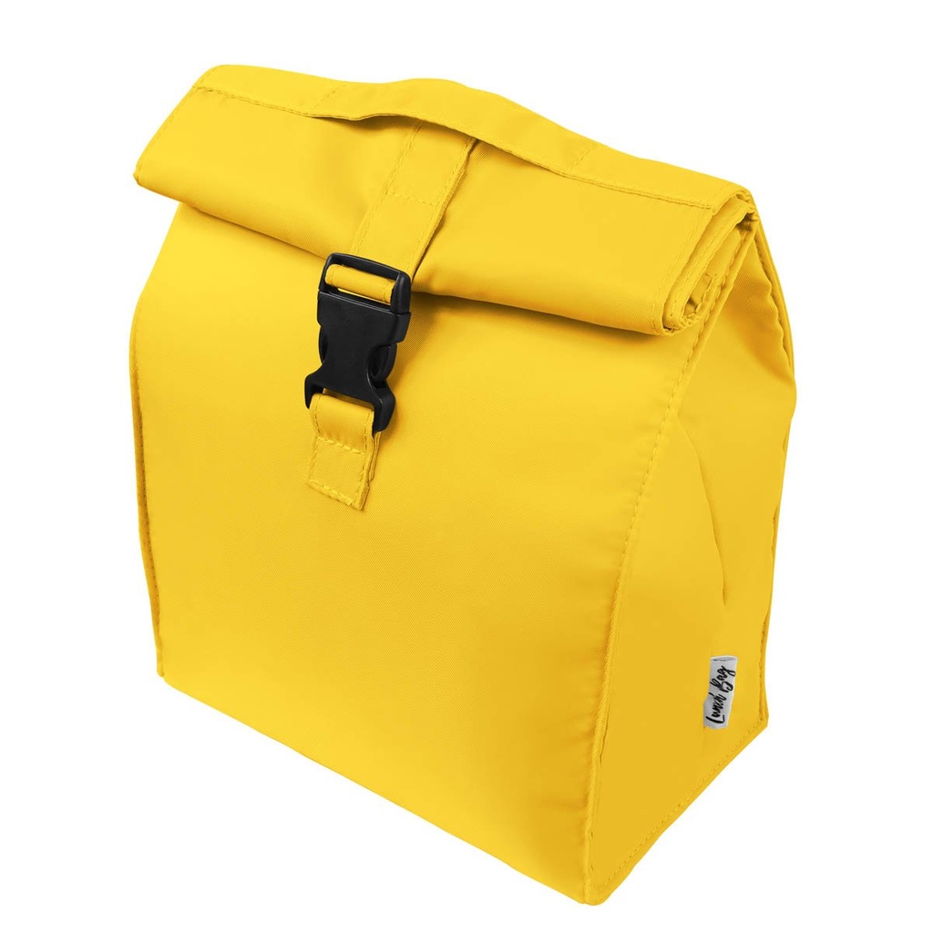 Lonchera promocional de poliéster con solapa enrollable para 6 latas – BT-HIL-0097