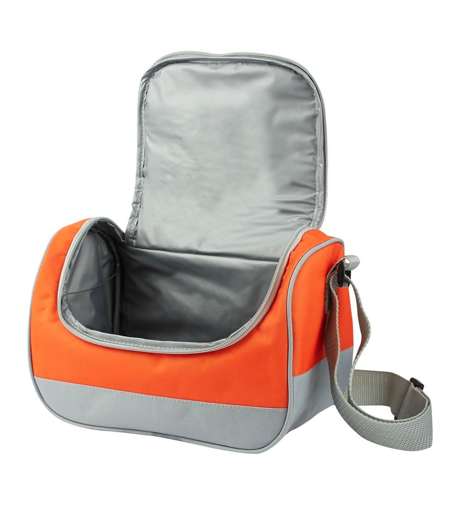 Lonchera promocional de poliéster con capacidad para 6 latas y correa ajustable – BT-HIL-0030