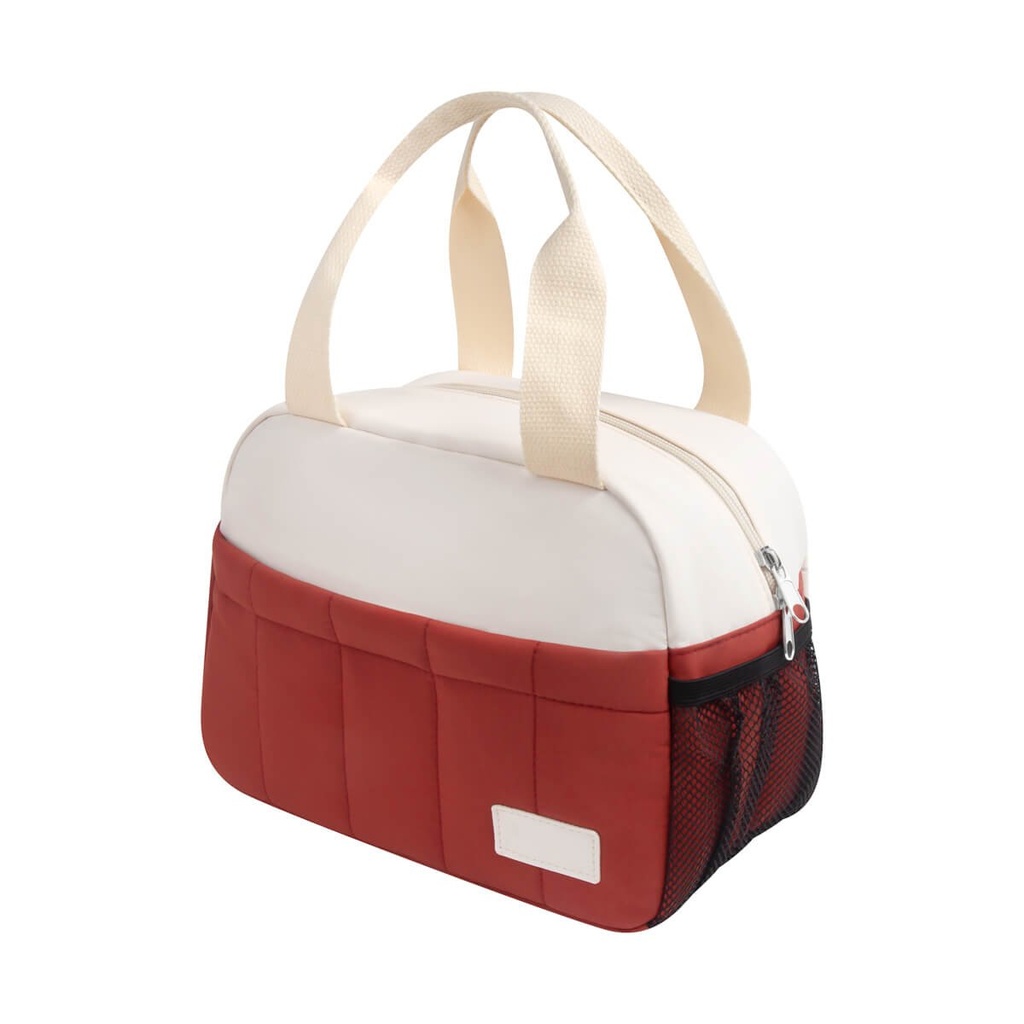 Lonchera promocional de poliéster 7 litros con interior impermeable y bolsillo de malla – BT-HIL-0078