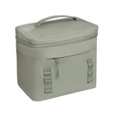 Hielera promocional de curpiel 10 litros con asa superior y bolsillo frontal – BT-HIL-0082
