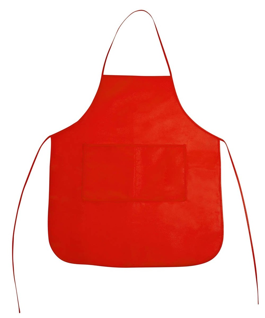Delantal promocional de tela no tejida 57 x 68 cm con bolsas frontales – BT-HOG-0019