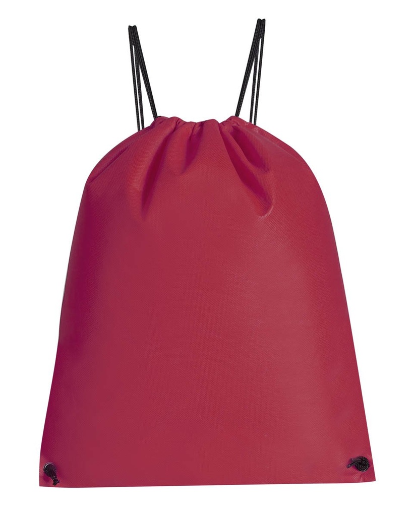 Bolsa-mochila promocional de non woven de 34 x 41 cm con cerrado de jareta – BT-BOL-0038