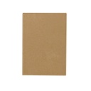 Libreta promocional de cartón con 70 hojas y compartimento para tarjetas – BT-LIB-0004