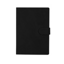 Libreta promocional de curpiel 14 x 20 cm con broche imantado y bolígrafo – BT-LIB-0025