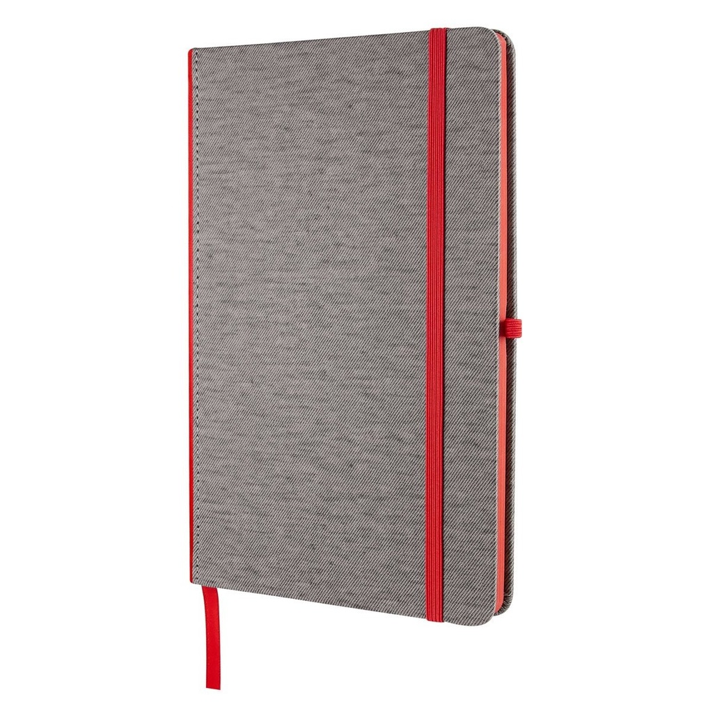 Libreta promocional de curpiel con elástico de cierre y 80 hojas – BT-LIB-0026