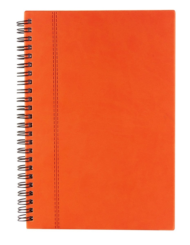 Libreta promocional de curpiel con espiral y 65 hojas de raya – BT-LIB-0001