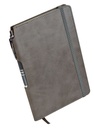 Libreta promocional de curpiel de 14 x 20.7 cm con separador y elástico de cierre – BT-LIB-0007