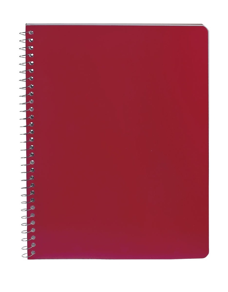 Libreta promocional de cartón tamaño carta con 70 hojas y espiral metálico – BT-LIB-0024