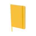 Libreta promocional de curpiel de 9.8 x 14.6 cm con separador y elástico de cierre – BT-LIB-0019