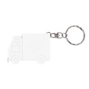 Llavero promocional de plástico de 5.5 x 4 cm con cinta métrica metálica – BT-LLF-0025