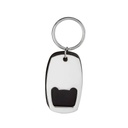 Llavero promocional de curpiel y metal con destapador – BT-LLF-0003