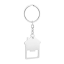 Llavero destapador promocional de metal con forma de casa – BT-LLF-0005