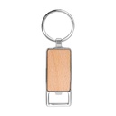 Llavero promocional de madera de haya y metal con destapador – BT-LLF-0014