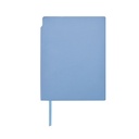 Libreta promocional de curpiel 16 x 21.4 cm con pasta suave y portaplumas lateral – BT-LIB-0067