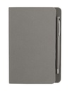 Libreta promocional de curpiel 12 x 17.5 cm con espacio imantado y bolígrafo metálico incluido – BT-LIB-0038