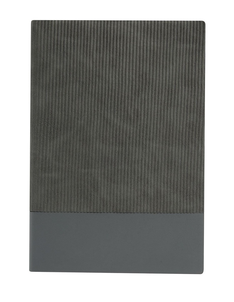 Libreta promocional de curpiel 15 x 21 cm con pasta de doble textura y espacio para fecha – BT-LIB-0070