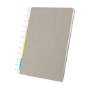Libreta promocional de curpiel con hojas removibles y regla de PVC – BT-LIB-0044