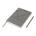Set de libreta promocional de curpiel con bolígrafo metálico y caja de regalo imantada – BT-LIB-0080