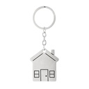 Llavero promocional de metal de 4.2 x 4.8 cm con forma de vivienda – BT-LLM-0018