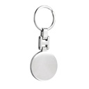 Llavero promocional de metal de 3.7 x 9.2 cm con grabado láser y pantógrafo – BT-LLM-0020