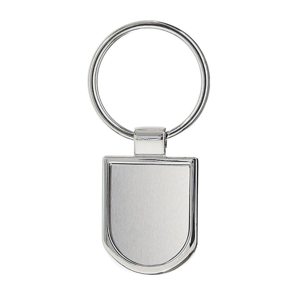Llavero promocional de metal de 2.7 x 7.1 cm con goteado en resina y grabado espejo – BT-LLM-0021