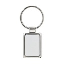 Llavero promocional de metal de 2.6 x 7.2 cm con goteado en resina y grabado espejo – BT-LLM-0022