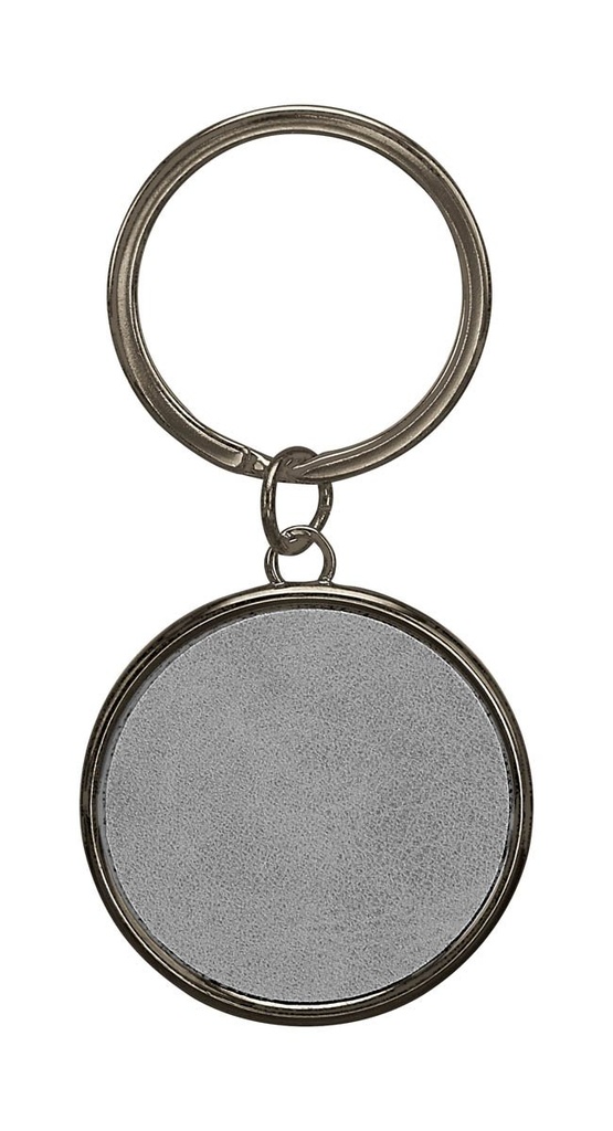Llavero promocional de curpiel y metal de 4 x 8 cm – BT-LLM-0027