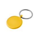 Llavero promocional de metal circular con terminado mate – BT-LLM-0032