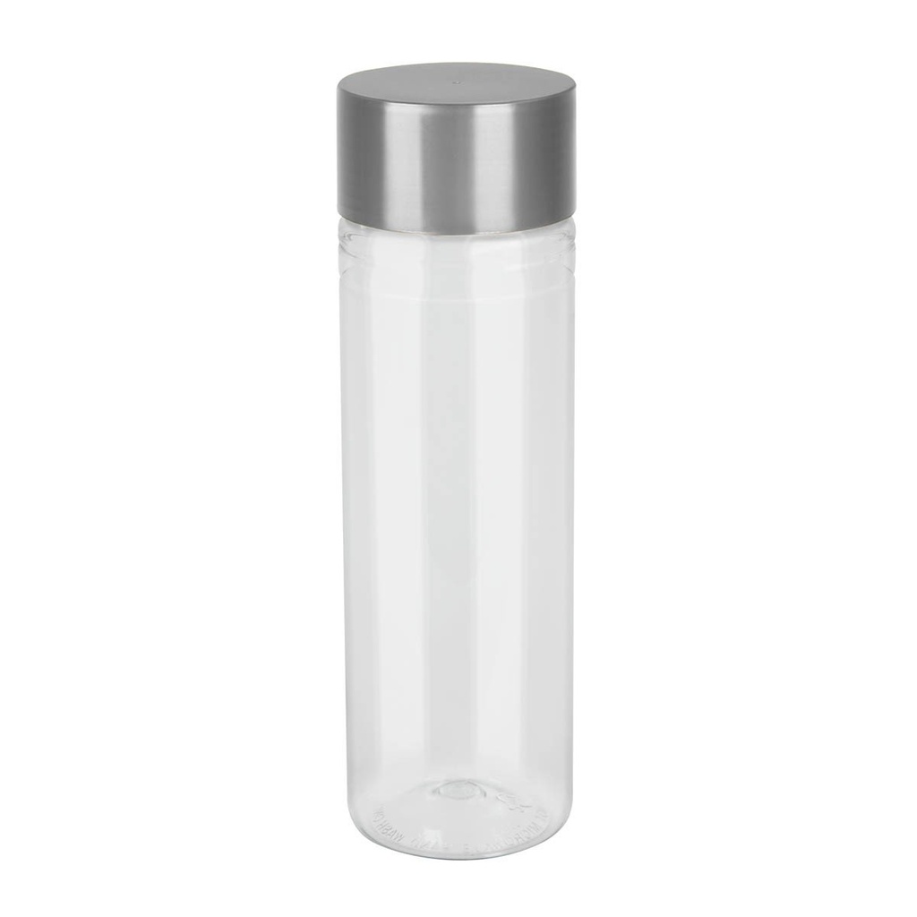 Cilindro promocional de PET 850 ml con tapa de color metalizado – BT-CIP-0041
