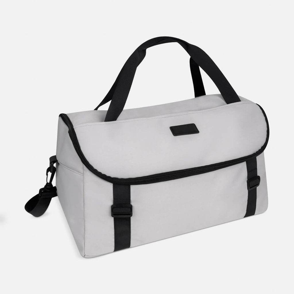Maleta ejecutiva promocional de poliéster con bolsillo frontal de velcro y asa ajustable – BT-MAL-0034