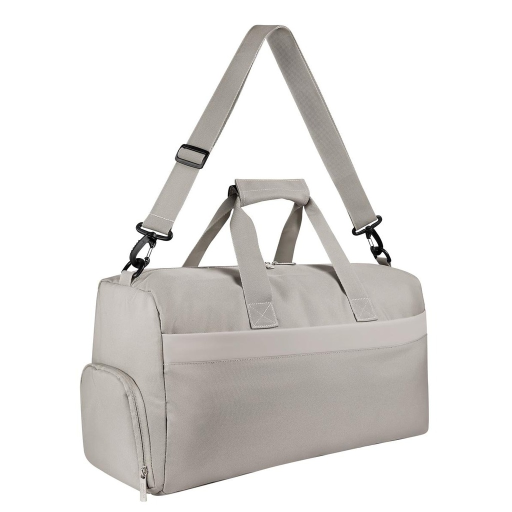 Maleta promocional de poliéster con zapatera incorporada y bolsillo frontal – BT-MAL-0011