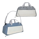 Maleta deportiva promocional de poliéster con bolsillo lateral de malla y banda para trolley – BT-MAL-0029