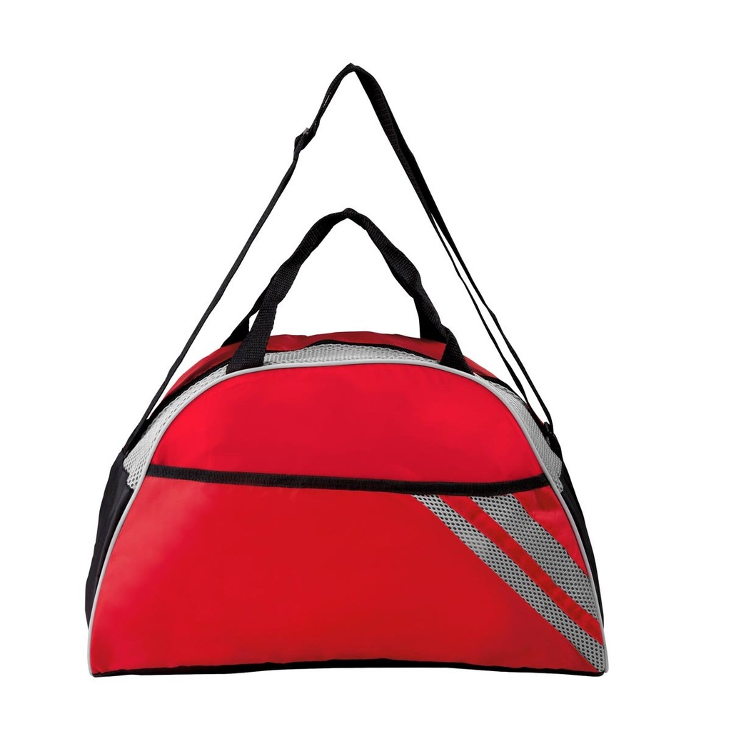 Maleta promocional de poliéster con bolsa frontal y correa ajustable – BT-MAL-0003