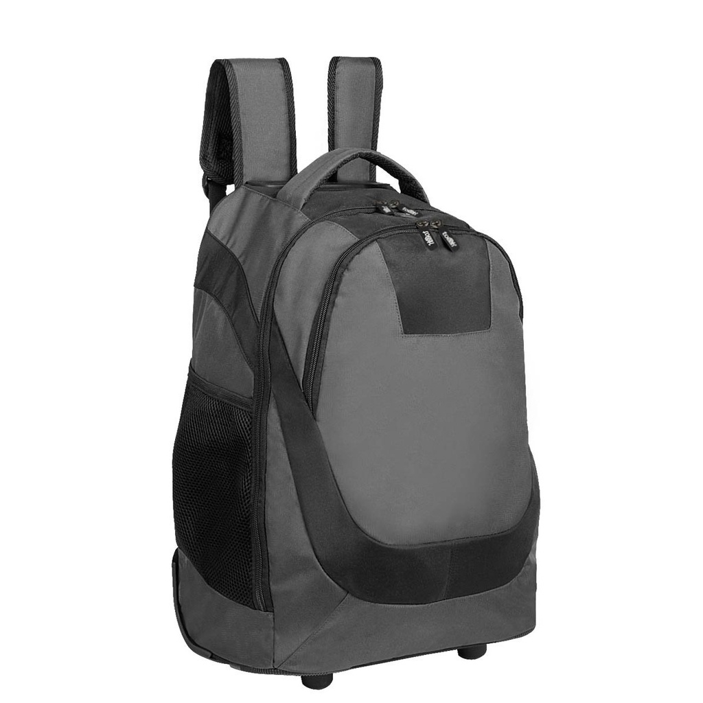 Mochila promocional de poliéster con ruedas y espacio para laptop de 14 pulgadas – BT-MOC-0013