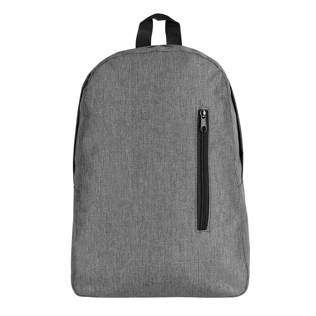 Mochila promocional de poliéster con compartimento para laptop de 15 pulgadas y bolsillo frontal – BT-MOC-0018