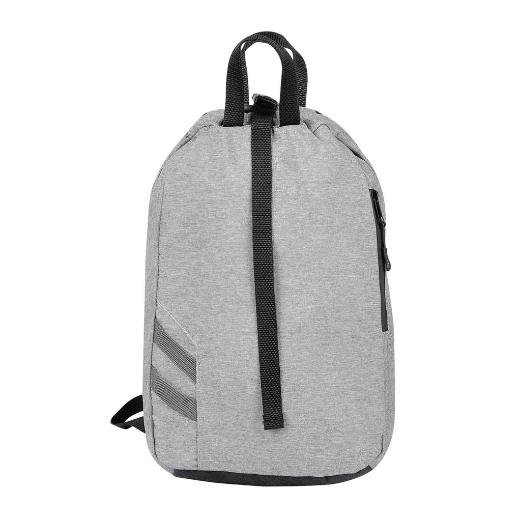 Mochila promocional de poliéster con bolsa lateral y correa ajustable – BT-MOC-0019