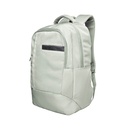 Mochila promocional de poliéster con banda para trolley y detalles en curpiel – BT-MOC-0038