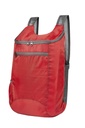 Mochila plegable promocional de poliéster de 44 x 26 x 12 cm con compartimento lateral elástico – BT-MOC-0024