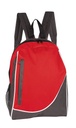 Mochila promocional de poliéster con bolsillo lateral de red y tirantes ajustables – BT-MOC-0012