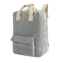 Mochila promocional de algodón reciclado con bolsillo frontal y asas ajustables – BT-MOC-0077