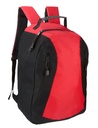 Mochila promocional de poliéster con organizador de 4 compartimentos y doble bolsillo frontal – BT-MOC-0015