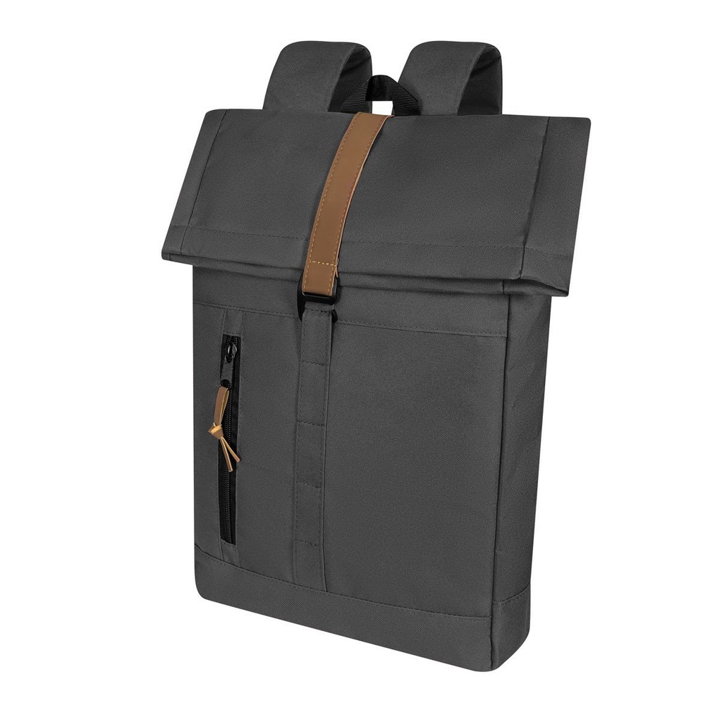 Mochila promocional de poliéster con cierre de broche metálico y espacio para laptop – BT-MOC-0045