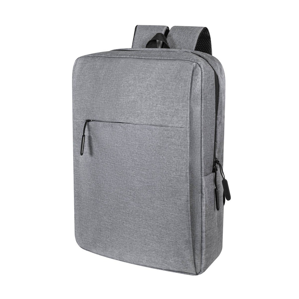 Mochila promocional de poliéster con compartimento para laptop y bolsillos organizadores – BT-MOC-0046