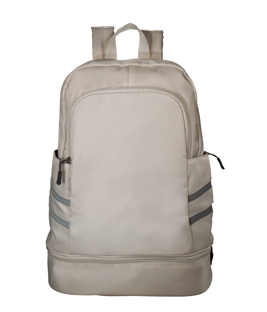 Mochila deportiva promocional de poliéster con compartimento inferior para calzado – BT-MOC-0073