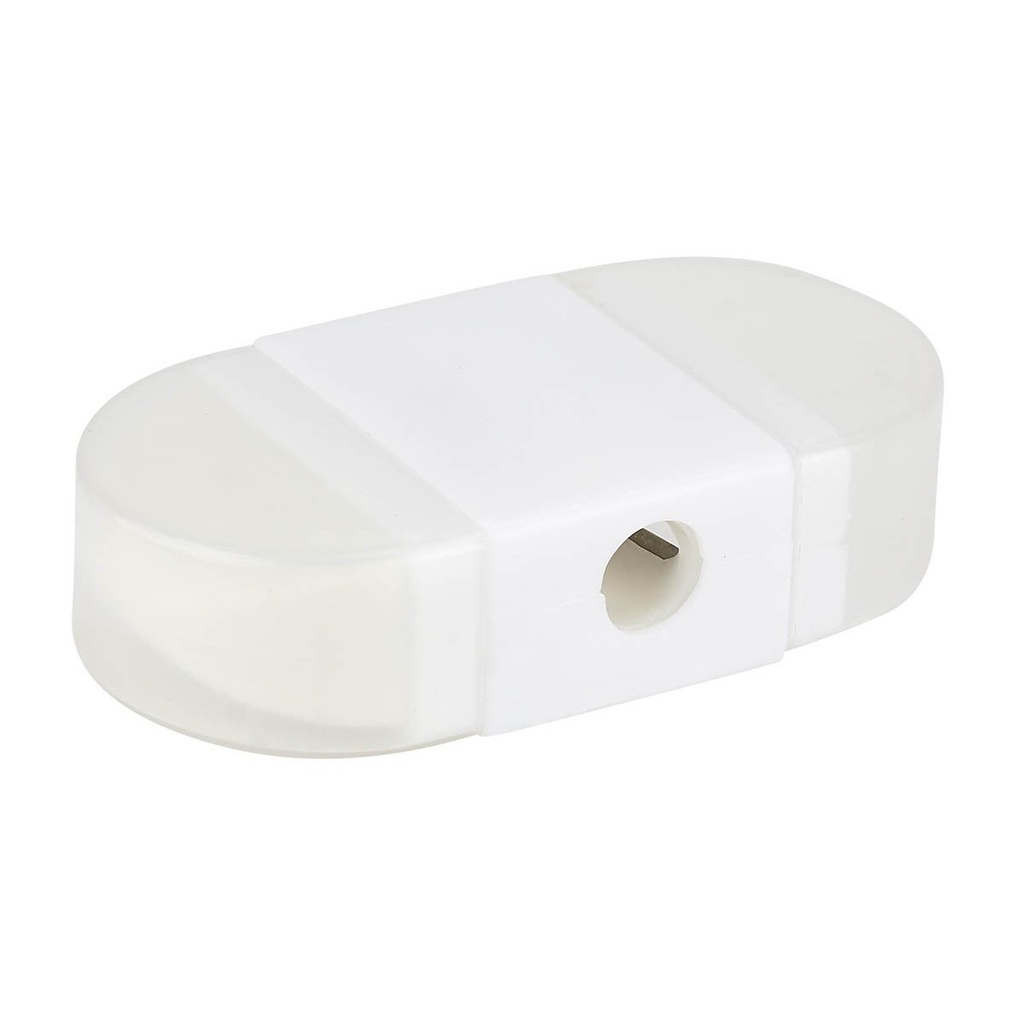 Afilador promocional de plástico y goma con compartimento para residuos – BT-NIN-0006