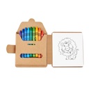 Libreta promocional de cartón 40 hojas con compartimento para crayones – BT-NIN-0014