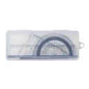 Set escolar promocional de plástico con instrumentos de dibujo técnico – BT-NIN-0021